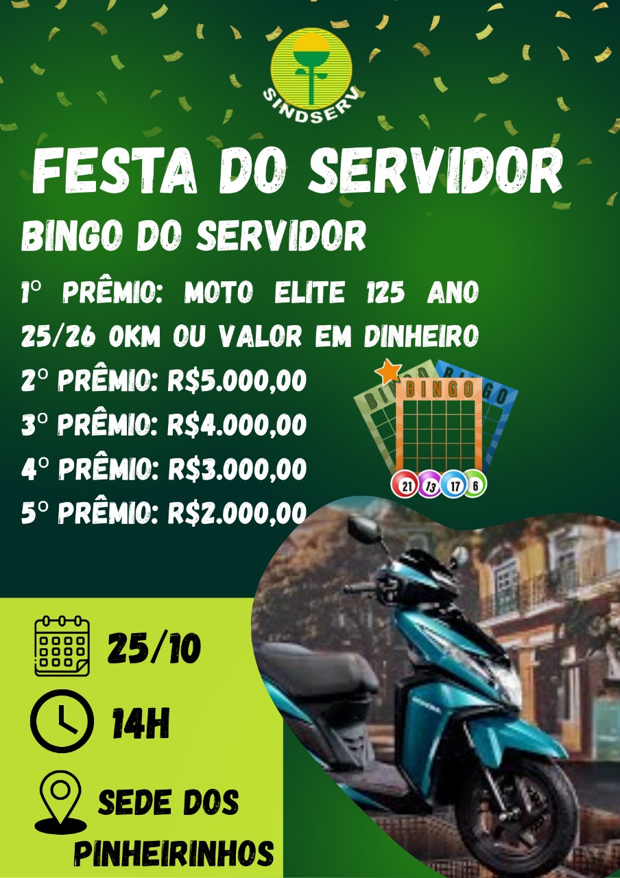 SINDSERV PROMOVE FESTA DO SERVIDOR